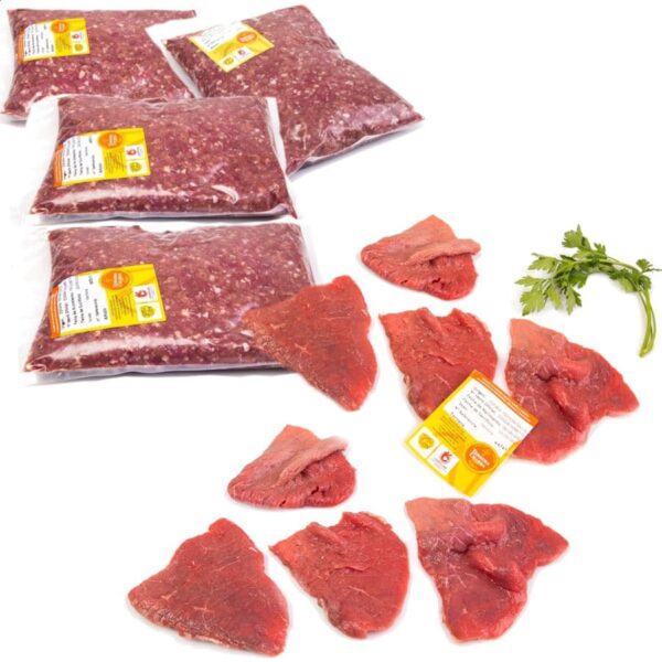 Lote Carne picada de ternera 2Kg + Escalopines de ternera 1Kg